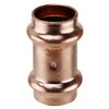 Copper Press By Tmg 3/4 in. x 3/4 in. Copper Press x Press Pressure Coupling with Dimple Stop Jar (20-Pack), 20PK XPRC3420JR